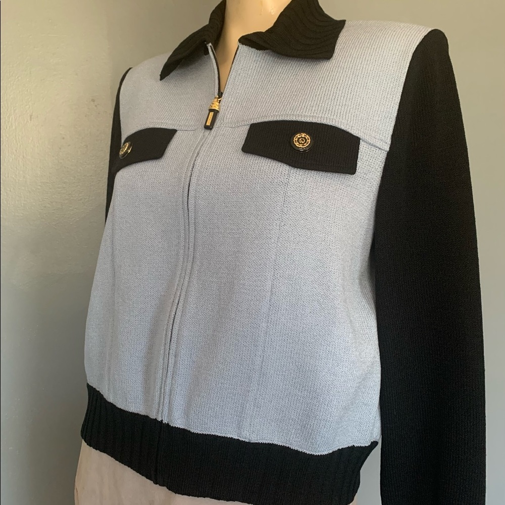 St Johns Zip-up Collard Cardigan Jacket